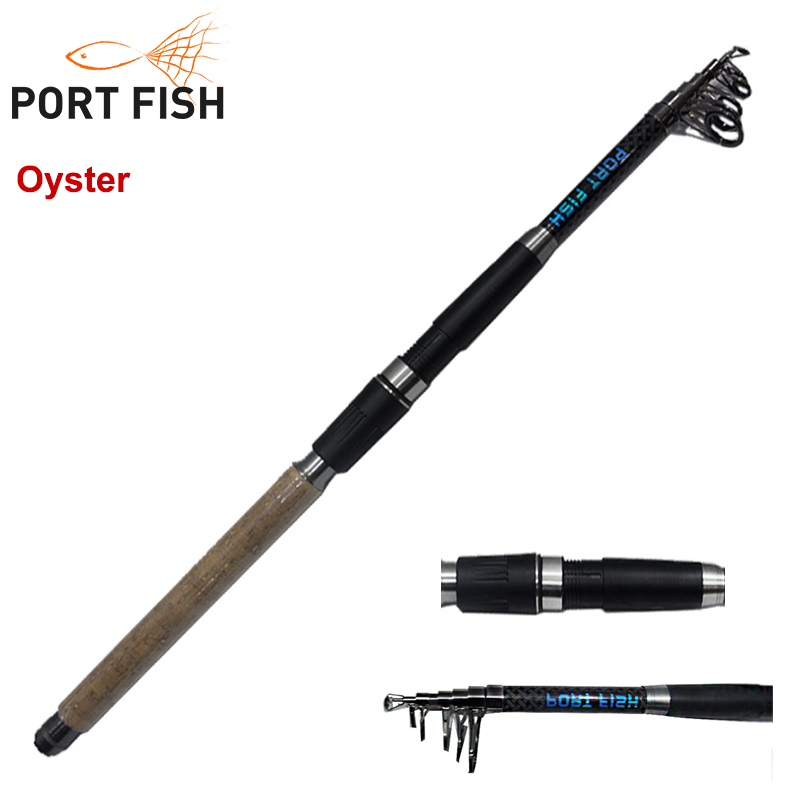 Portfish Oyster Teleskopik Carbon Olta Kamışı 360 cm 100 gr