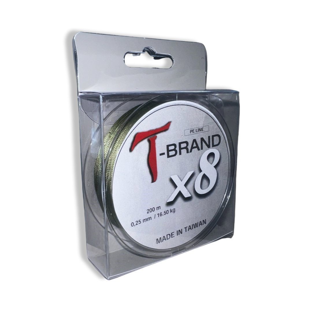 T-Brand 8x İp Misina 500 Metre Yeni 14 mm 40 mm Arası