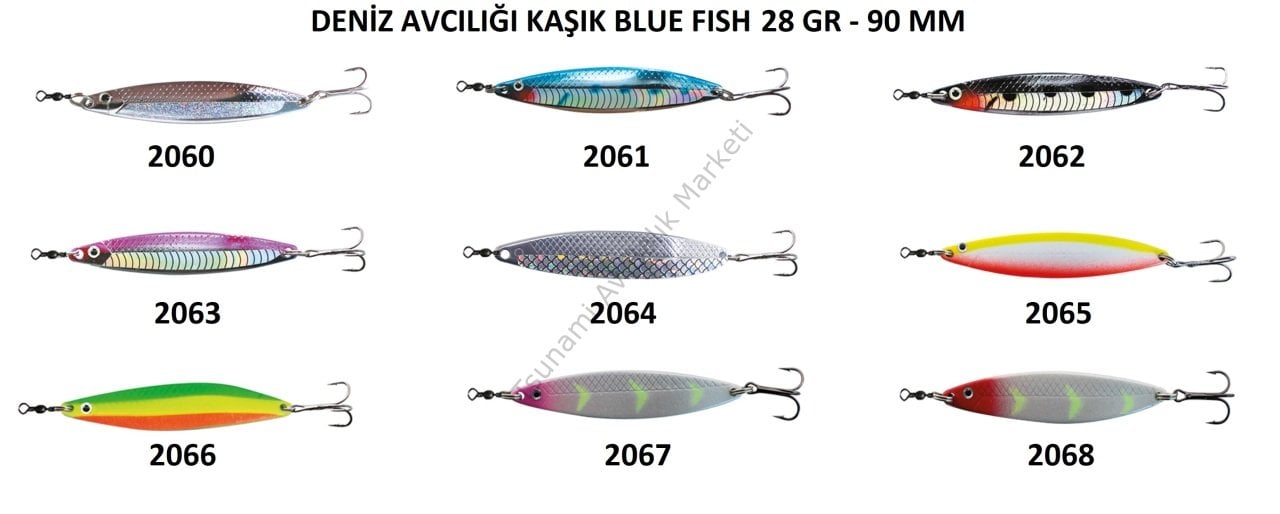 KAŞIK BLUE FISH (1 Adet) (28 GR- 90 mm)