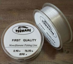 Tsunami 250mt Beyaz Makara Misina 0,35mm