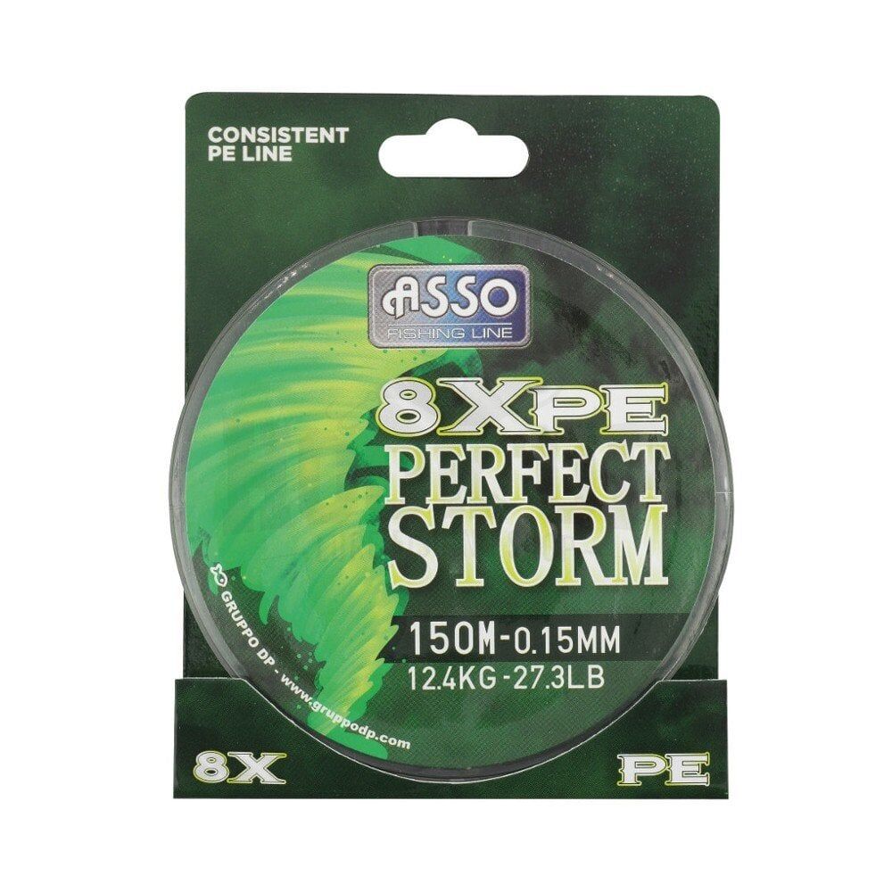 Asso Perfect Storm 8 Örgü İp Misina 150MT No: 0,18MM / 150MT / 35,00 LB