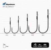 Hayabusa FPP Straight Delikli Lüfer İğnesi Black Nikel
