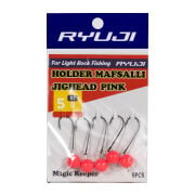 RYUJI HOLDER MAFSALLI JIGHEAD PINK UV (5 ADET)