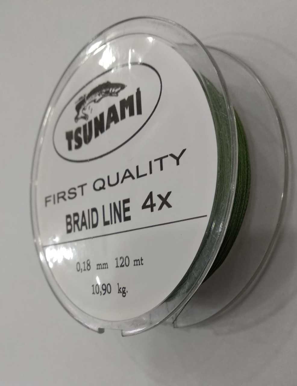 Tsunami 120mt 4x Braid Makara ip Misina 0,20 mm