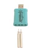 Captain 7113 Fosfor ve Şamandra Pili İçin Pil Şarj Kiti USB li