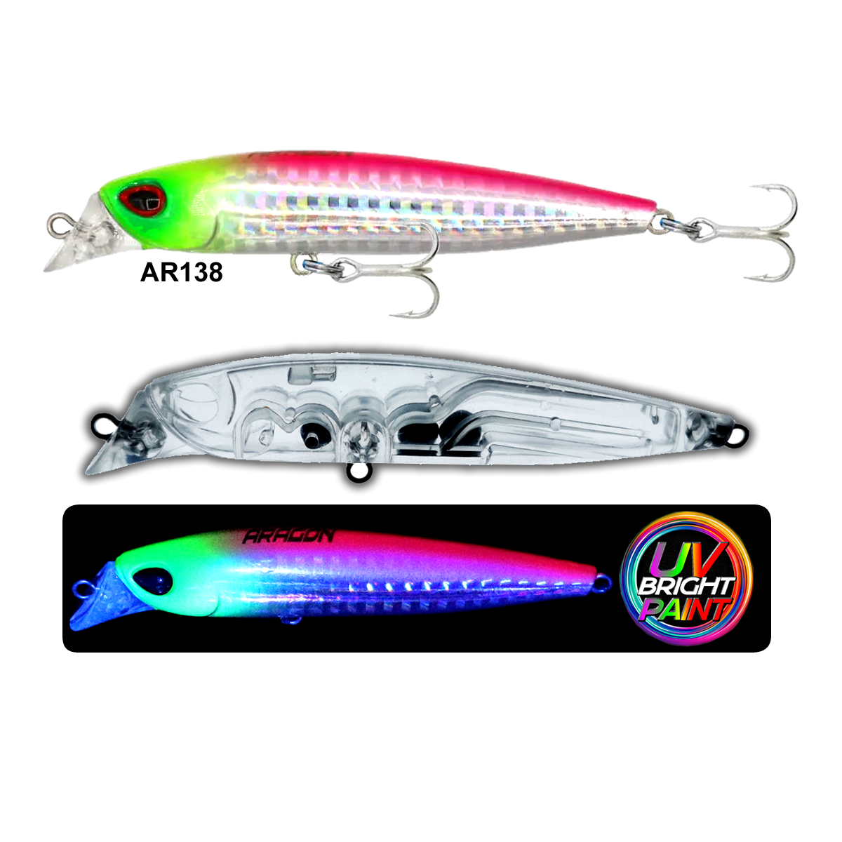 Eurofish Aragon RENGE Sinking 82mm 10gr Maket Balık AR138