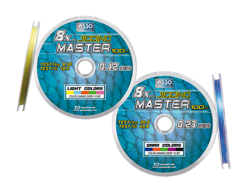 Asso Pe Jigging Master 8X Örgü İp Misina 100MT No: 0,12MM / 100MT