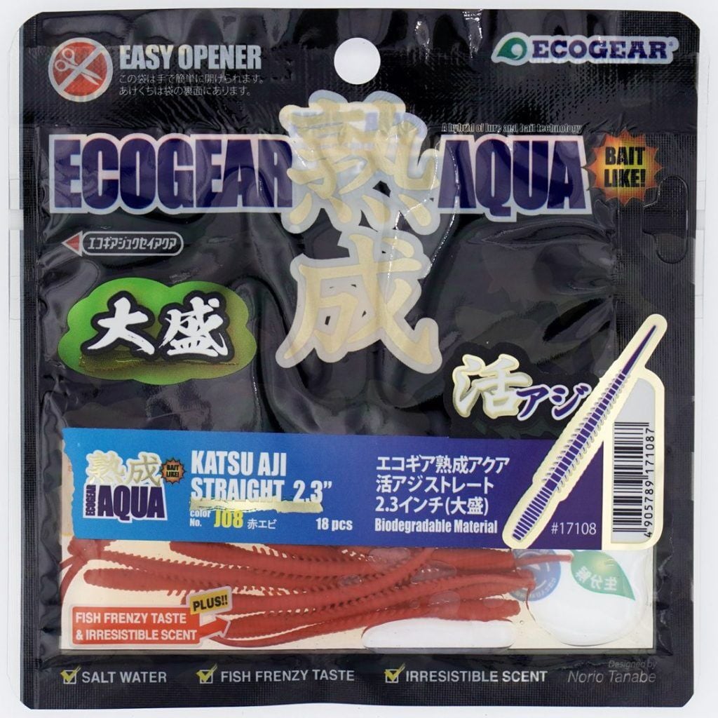 Ecogear Jukusei Aqua Katsu Aji Straight 2.3 inç J08
