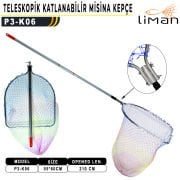 Liman Kepçe Katlanır 50*60*210cm (Renkli Misina) K-06
