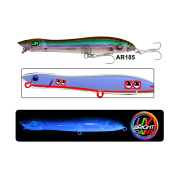 Eurofish Aragon CROAX Zigzag 106mm 11gr Su Üstü Maket Balık AR185