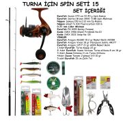 TURNA AVI İÇİN SPİN OLTA SETİ 15