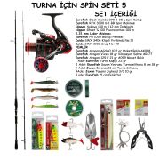 TURNA AVI İÇİN SPİN OLTA SETİ 5