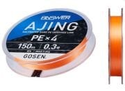 Gosen Answer Ajing PE4 Örgü LRF İpi 150mt Coctail Orange