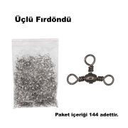 Üçlü Fırdöndü 144 lü Siyah Nikel 2