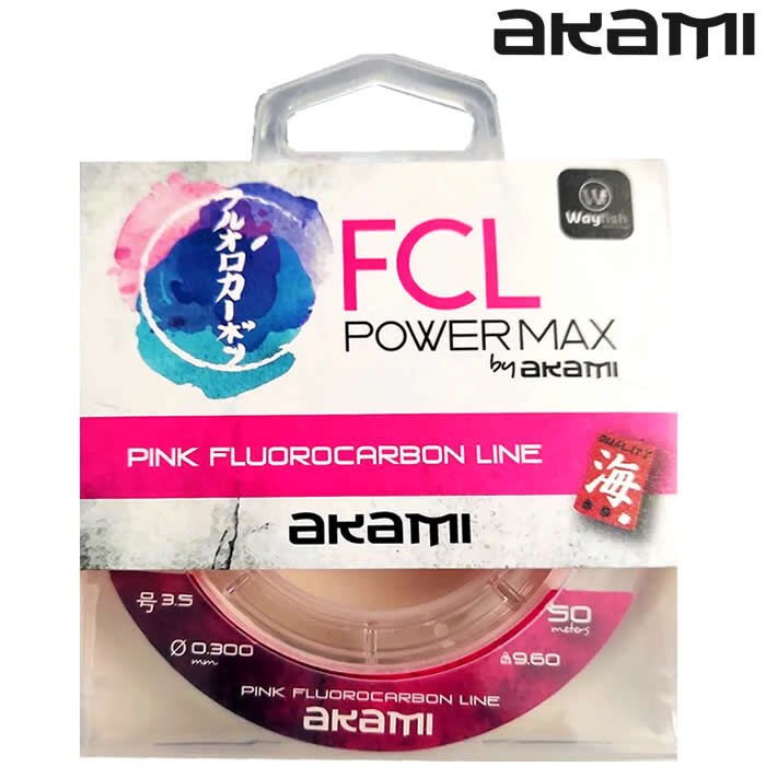 Akami FCL Power Max 50 m Fluorocarbon Misina 0.30 mm
