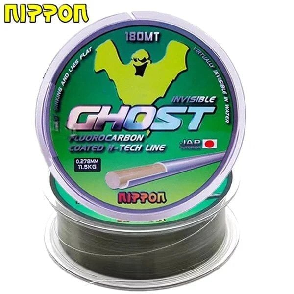 Ghost 180 mt Fluoro Carbon Misina Nippon