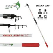 Eurofish Enigma Surf 150-250 gr Surf Kamışı Red 390 cm