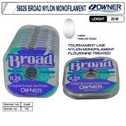 Owner 56026 mm Broad 25m Misina