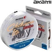 Akami Tapered Leader Chikara Clear Konik Lider Misinası 15 m x 11 adet