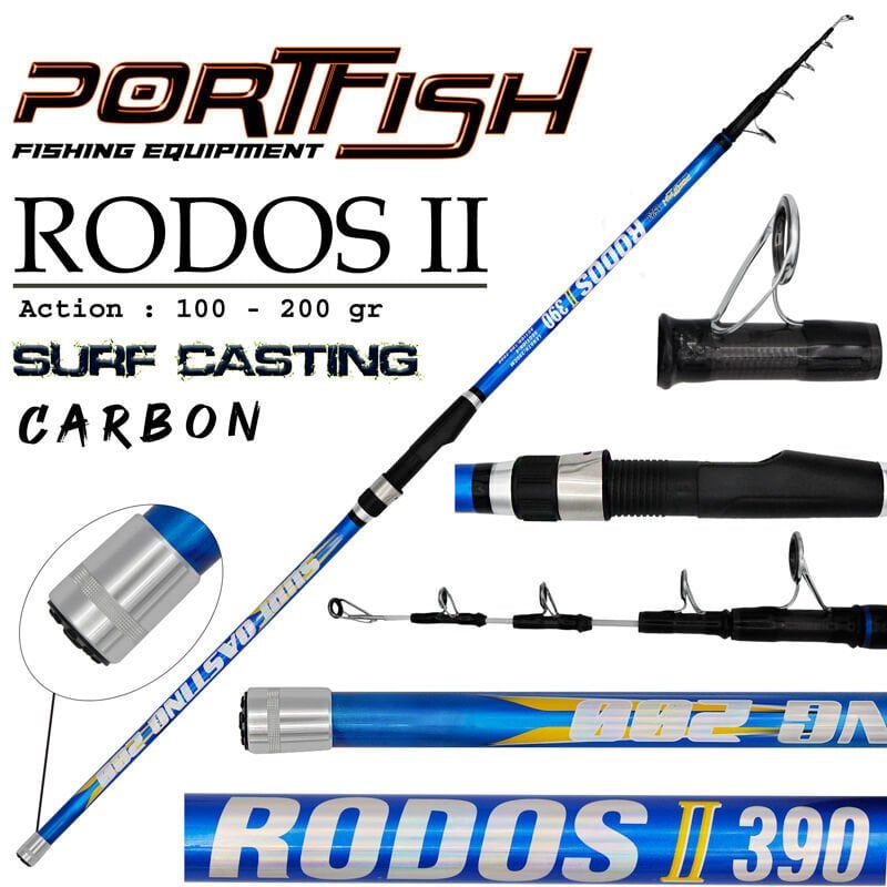 Portfish Rodos 2 Surf 390 cm Olta Kamışı 100-200 gr