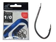 Hayabusa HSNA 201 Kısa Pala Olta İğnesi 15li Paket Black Nikel