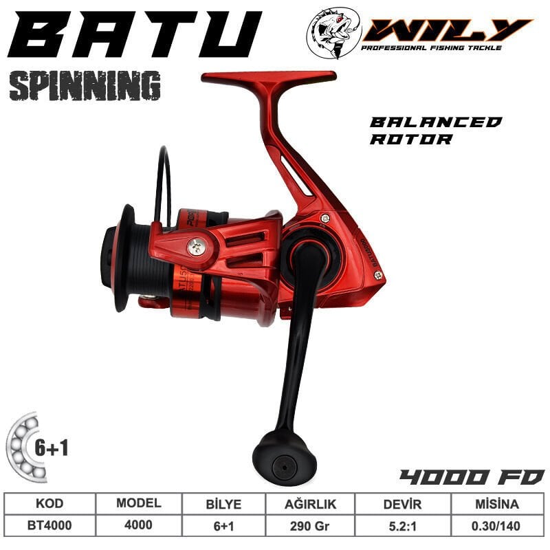 Portfish  Batu 4000 Olta Makinası 6+1 bb