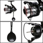 AJIKING Arrow Spin Red 5+1BB Olta Makinesi