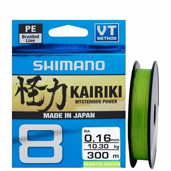 SHIMANO KAIRIKI 300m  Mantis Green Misina 016
