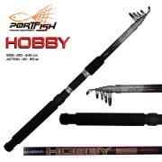 Portfish Hobby Teleskopik Fiber Olta Kamışı 270 cm 40-80 gr