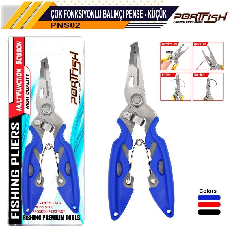 Portfish Çok Foksiyonlu Balıkçı Pensesi Küçük