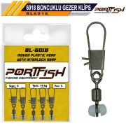 Portfish BL-6018 Boncuklu Gezer Klips