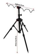 Lineaeffe 6313055 Tripod Ayarlanabilir 4lü Kamış Sehpası 80cm
