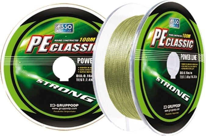 Asso Pe Classic 6 Örgü ( Dyneema ) 100 MT NO: 0,34MM / 47,40 LB