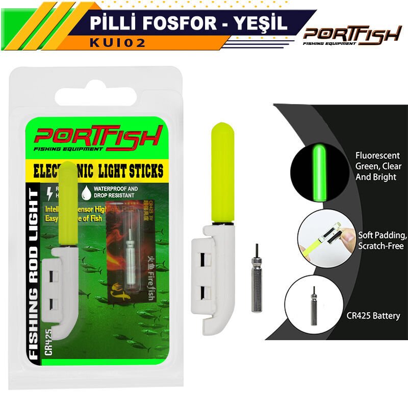 Portfish Pilli Fosfor - YEŞİL