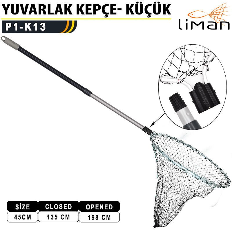 Liman Yuvarlak Teleskopik Kepçe Küçük
