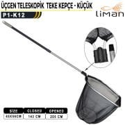 Liman Üçgen Teleskopik Teke Kepçe Küçük