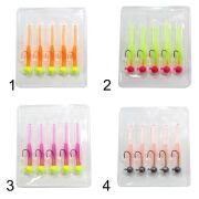 Captain 3521 Mini Worm 45cm Jig Headli LRF Silikon Yem 5li SET