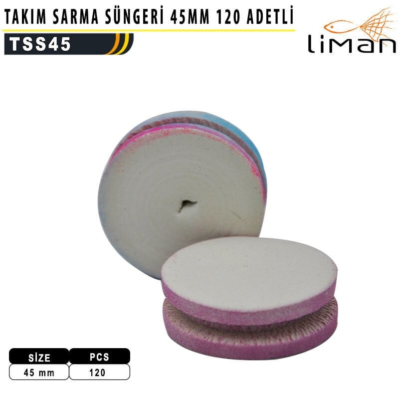 Liman Takım Sarma Süngeri 45 mm - 120 adetli