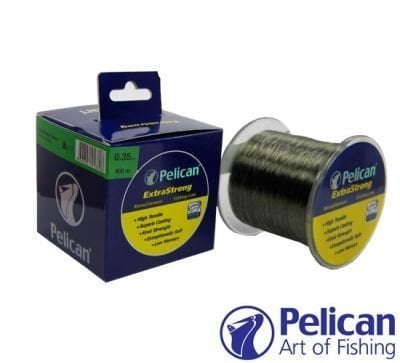 PELICAN 0.60 MM BOBİN MİSİNA 350 MT KAMUFLAJ YEŞİL EXTRA STRONG
