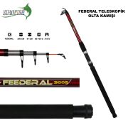 Federal Fiber Olta Kamışı 80-160 Gr KIRMIZI 300 cm