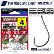 Owner 4105 Musquito Light Black Chrome İğne