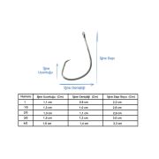 Marlin V7381 Cırcle HC BN İğne No:3/0 (20Pcs)