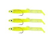 Captain 3525 Eel Fish 7.5cm Silikon Zargana Suni Yem 3'lü Paket
