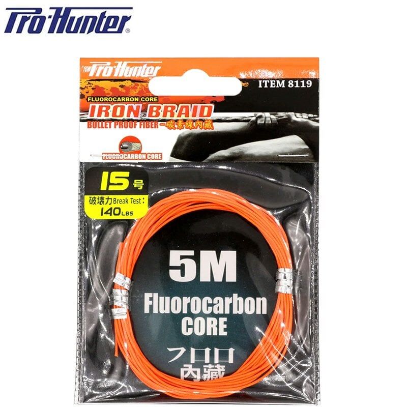 Iron Braid Fluorocarbon Core Assist İpi 140 lbs