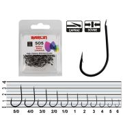Marlin 505 Siyah Nikel Olta İğnesi No:1 (100Pcs)