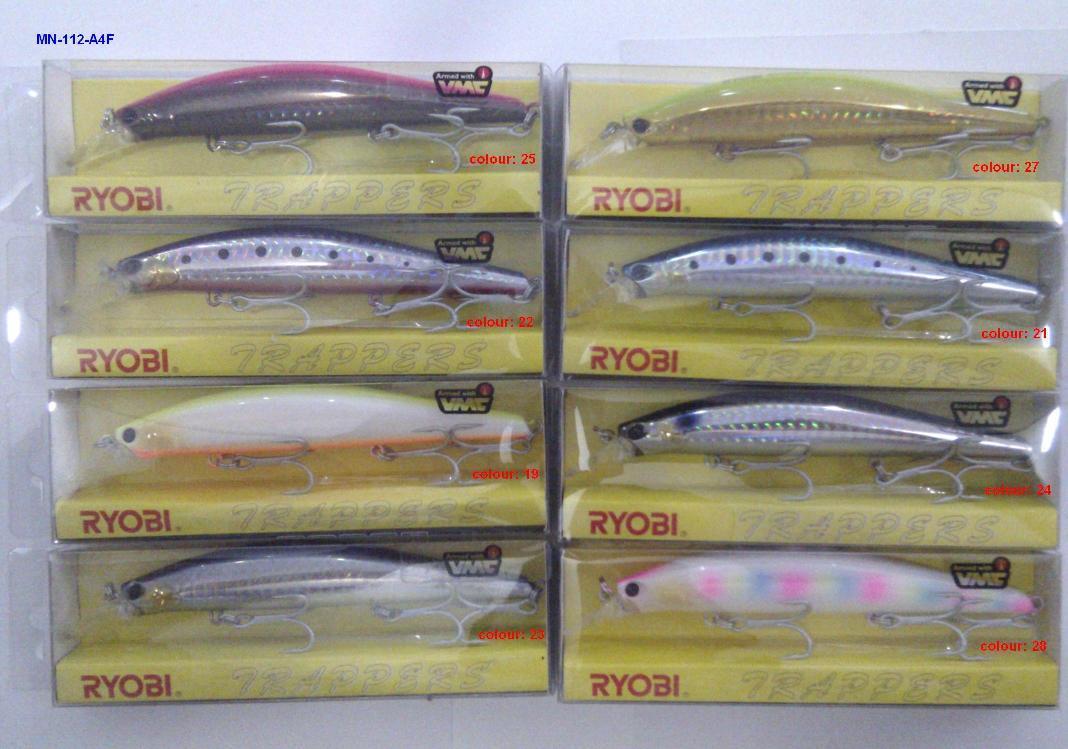 Ryobi Maket Balık MN-112-A4F Boy: 112MM Colour: 38