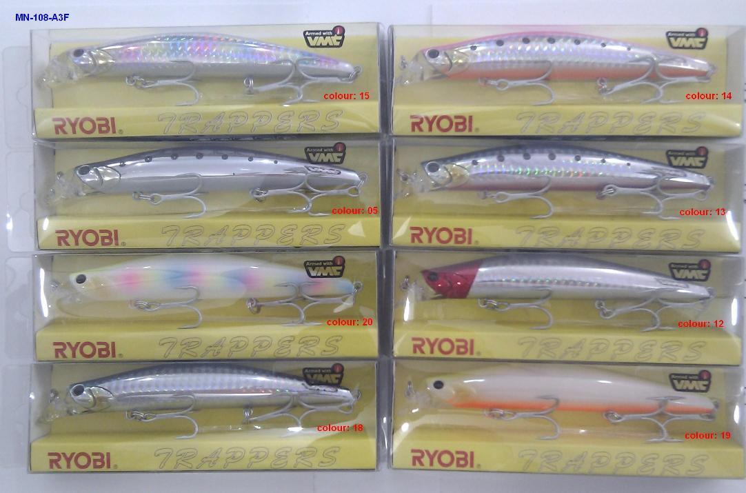 Ryobi Maket Balık MN-108-A3F Boy: 108MM Colour: 12