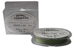 Tsunami Braid Line 100 Metre  4x 030mm