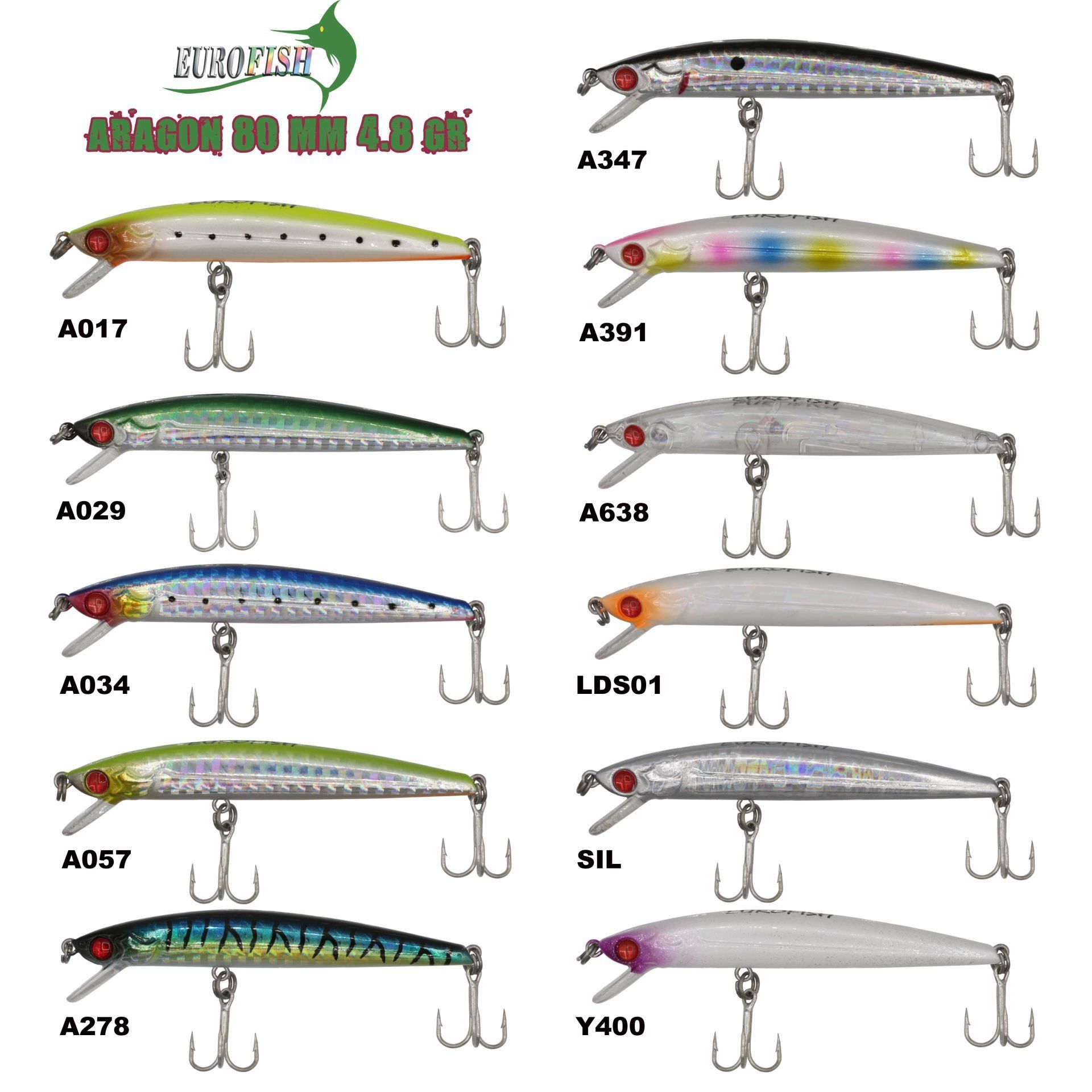 Eurofish Aragon Maket Balık 8 cm A029