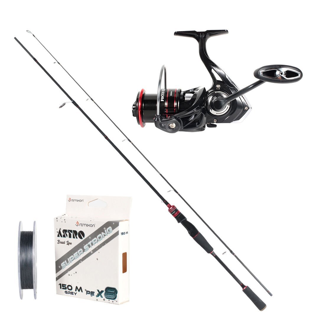 REMIXON FOCUS RD 2.10M 5-35GR 2P KAMIŞ+RD3000M 5+1BB MAKARA, SET